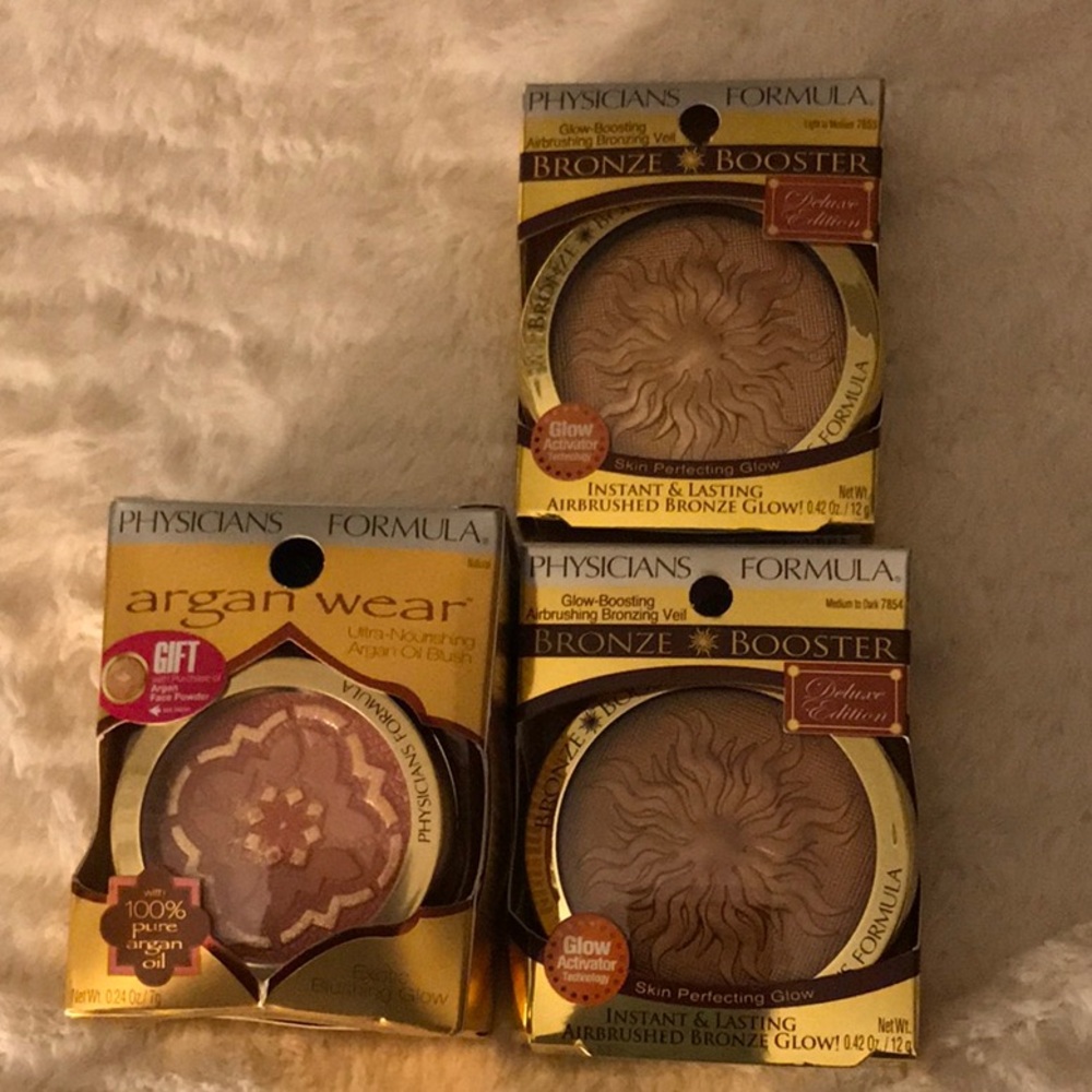 Physicians Formula Aegean oil Powder and Blush duo and 2 Bronze Boosters